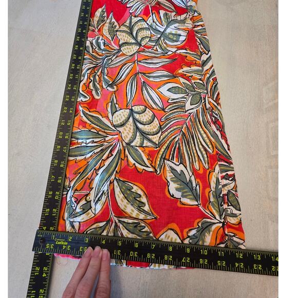 C&C California Women's 100% Linen Tropical Wide Leg Pants SZ Small - Picture 6 of 6